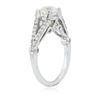 Image 3 : 14KT White Gold 1.57 ctw Diamond Ring