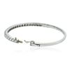 Image 3 : 14KT White Gold 3.12 ctw Diamond Bangle Bracelet