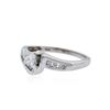 Image 2 : 14KT White Gold 0.25 ctw Diamond Ring