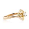 Image 2 : 14KT Yellow Gold 0.35 ctw Diamond Ring