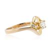 Image 2 : 14KT Yellow Gold 0.35 ctw Diamond Ring