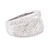 Image 2 : 18KT White Gold 1.13 ctw Diamond Ring