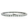 Image 2 : 14KT White Gold 9.29 ctw Diamond Tennis Bracelet