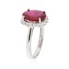 Image 2 : 14KT White Gold 3.31 ctw Ruby and Diamond Ring