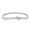 Image 2 : 14KT White Gold 4.75 ctw Diamond Tennis Bracelet