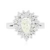 Image 1 : 14KT White Gold 1.04 ctw Diamond Ring