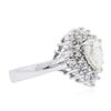Image 2 : 14KT White Gold 1.04 ctw Diamond Ring