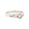 Image 2 : Platinum 0.35 ctw Diamond Ring