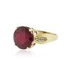 Image 2 : 14KT Yellow Gold 9.92 ctw Ruby and Diamond Ring