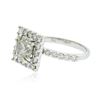 Image 2 : 14KT White Gold 2.43 ctw Diamond Ring