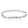 Image 2 : 18KT White Gold 2.22 ctw Diamond Bracelet