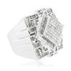 Image 2 : 14KT White Gold 2.77 ctw Diamond Ring