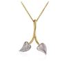 Image 1 : 18KT Yellow Gold 0.25 ctw Diamond Pendant With Chain