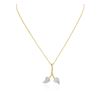 Image 2 : 18KT Yellow Gold 0.25 ctw Diamond Pendant With Chain