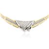 Image 2 : 14KT Two-Tone Gold 5.75 ctw Diamond Necklace