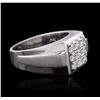 Image 2 : 14KT White Gold 0.80 ctw Diamond Ring