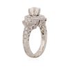 Image 3 : 18KT White Gold GIA Certified 2.01 ctw Diamond Ring