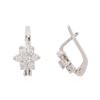 Image 2 : 14KT White Gold 0.50 ctw Diamond Earrings