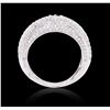 Image 3 : 14KT White Gold 1.25 ctw Diamond Ring