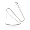 Image 1 : 14KT White Gold 0.84 ctw Diamond Necklace