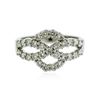 Image 1 : 18KT White Gold 1.11 ctw Diamond Ring