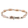 Image 2 : 14KT Two-Tone Gold 0.67 ctw Diamond Bracelet