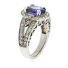 Image 3 : 14KT White Gold 2.64 ctw Tanzanite and Diamond Ring