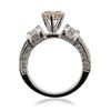 Image 3 : 14KT White Gold 4.05 ctw Diamond Ring