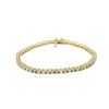 Image 1 : 14KT Yellow Gold 4.91 ctw Diamond Bracelet