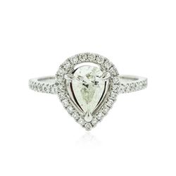 18KT White Gold 1.06 ctw Diamond Ring