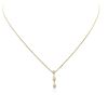 Image 1 : 14KT Yellow Gold 0.55 ctw Diamond Pendant With Chain