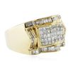 Image 2 : 14KT Yellow Gold 2.71 ctw Diamond Ring