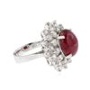 Image 2 : 14KT White Gold 8.69 ctw Ruby and Diamond Ring