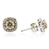 Image 2 : 14KT White Gold 1.79 ctw Diamond Earrings