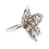 Image 2 : 14KT White Gold 1.29 ctw Diamond Ring