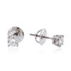 Image 2 : 14KT White Gold 0.52 ctw Diamond Stud Earrings