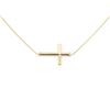 Image 2 : 14KT Yellow Gold Cross Pendant Necklace