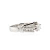 Image 2 : 18KT White Gold 0.86 ctw Diamond Ring