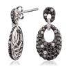 Image 2 : 14KT White Gold 0.34 ctw Diamond Earrings