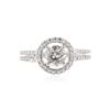 Image 1 : 18KT White Gold 1.17 ctw Diamond Ring