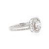 Image 2 : 18KT White Gold 1.17 ctw Diamond Ring