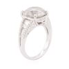 Image 3 : 18KT White Gold 6.07 ctw Diamond Ring