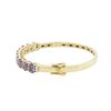 Image 2 : 14KT Yellow Gold 8.30 ctw Tanzanite and Diamond Bracelet