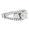 Image 2 : 14KT White Gold 1.98 ctw Diamond Ring