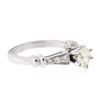 Image 2 : 14KT White Gold 0.81 ctw Diamond Ring