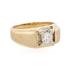 Image 2 : 14KT Yellow Gold 0.34 ctw Diamond Ring