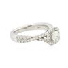 Image 2 : 14KT White Gold 1.00 ctw Diamond Ring