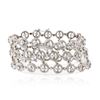 Image 2 : 18KT White Gold 4.59 ctw Diamond Bracelet