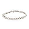 Image 1 : 14KT White Gold 4.87 ctw Diamond Tennis Bracelet