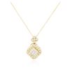 Image 2 : 14KT and 18KT Yellow Gold 1.02 ctw Diamond Pendant With Chain